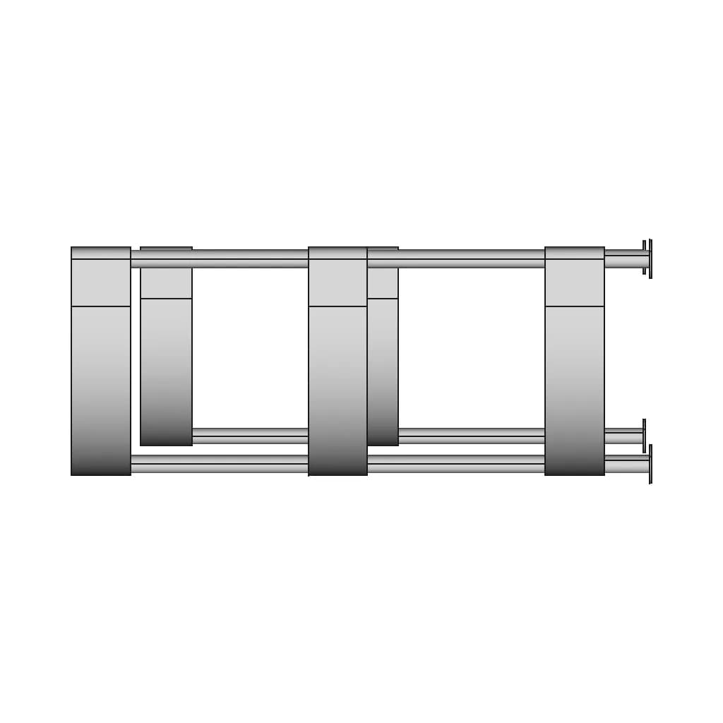 Multipurpose Rack 3 Tier Storage Organizer 1 | Industrial CAD Design_0_90_degree_snapshot