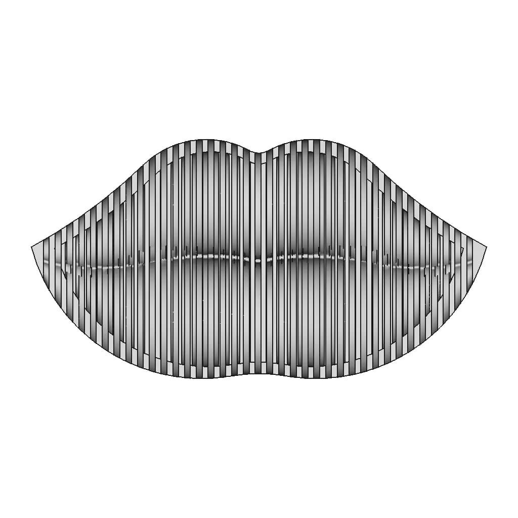 Furniture Wooden Design Parametric Model Wall Art 1 | Industrial CAD Design_0_0_degree_snapshot