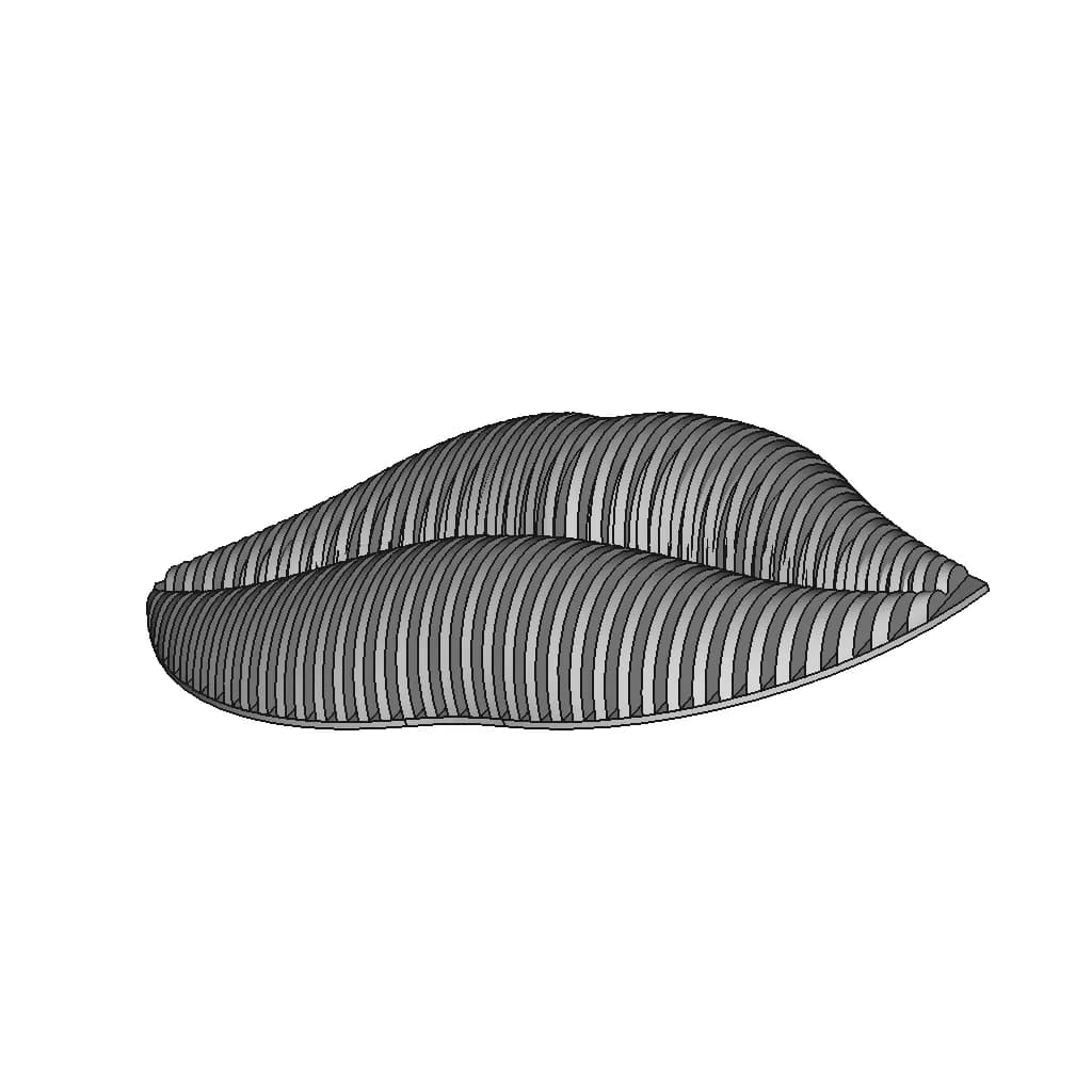 Furniture Wooden Design Parametric Model Wall Art 1 | Industrial CAD Design_60_30_degree_snapshot