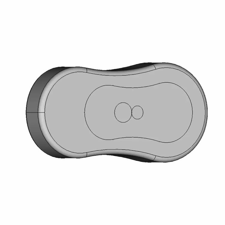 Surface Mouse Laptop Mouse 1 | Industrial CAD Design