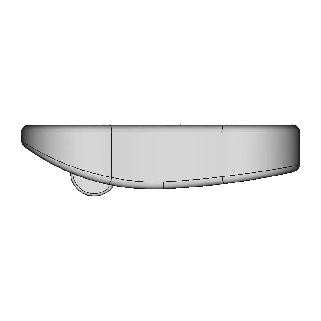 Surface Mouse Laptop Mouse 1 | Industrial CAD Design_270_0_degree_snapshot