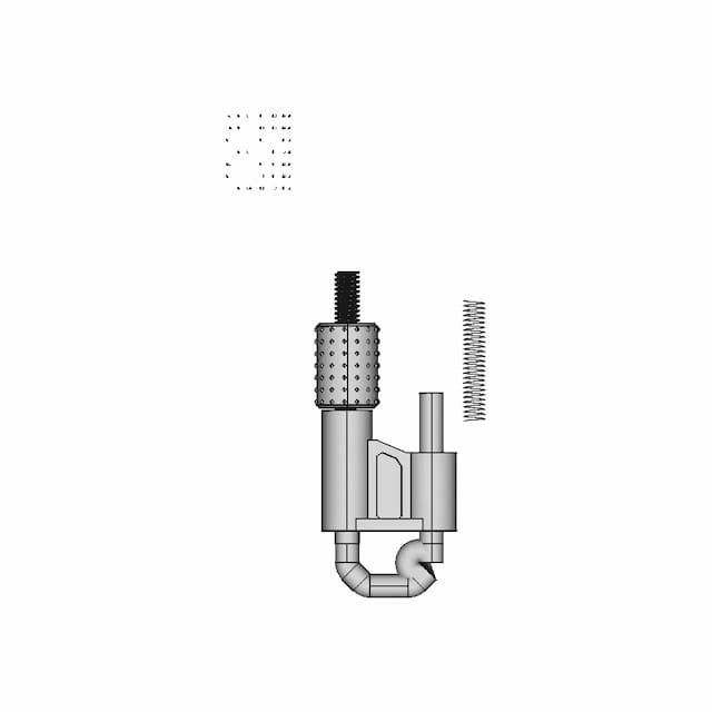 Secure Rubber Tube Help To Stop The Movement | Industrial CAD Design