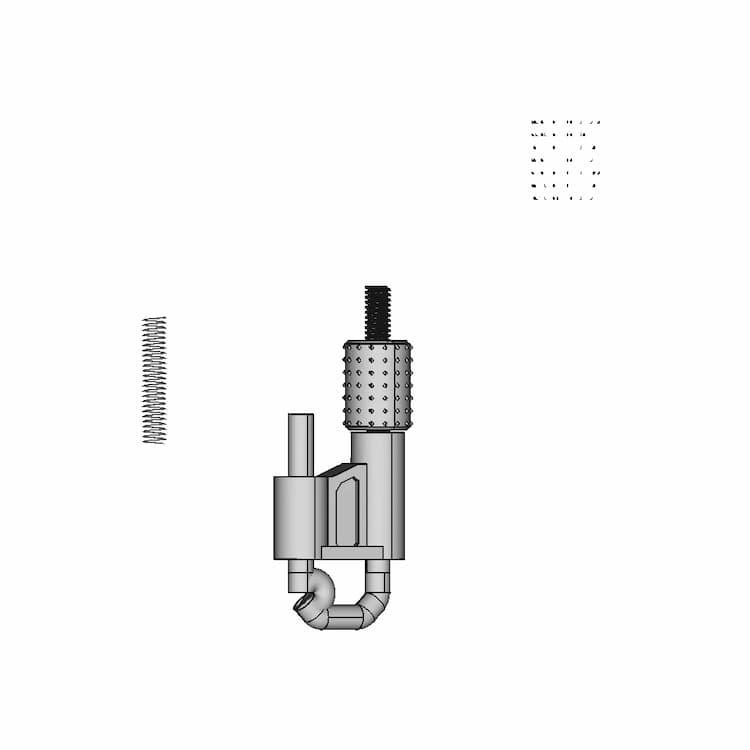Secure Rubber Tube Help To Stop The Movement | Industrial CAD Design