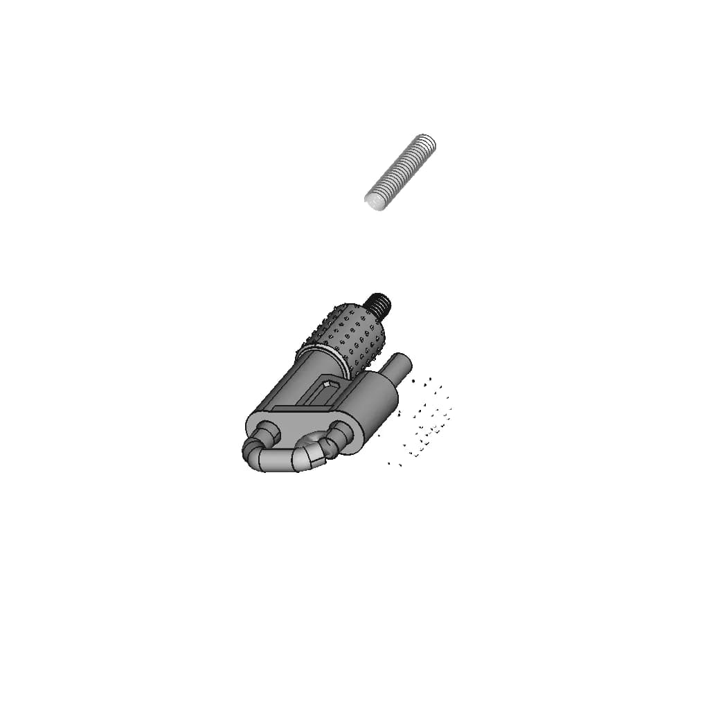 Secure Rubber Tube Help To Stop The Movement | Industrial CAD Design_60_30_degree_snapshot