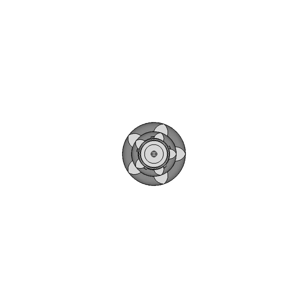Male Screw Of A Screw Compressor 1 | CAD Model for Energy Systems_0_270_degree_snapshot