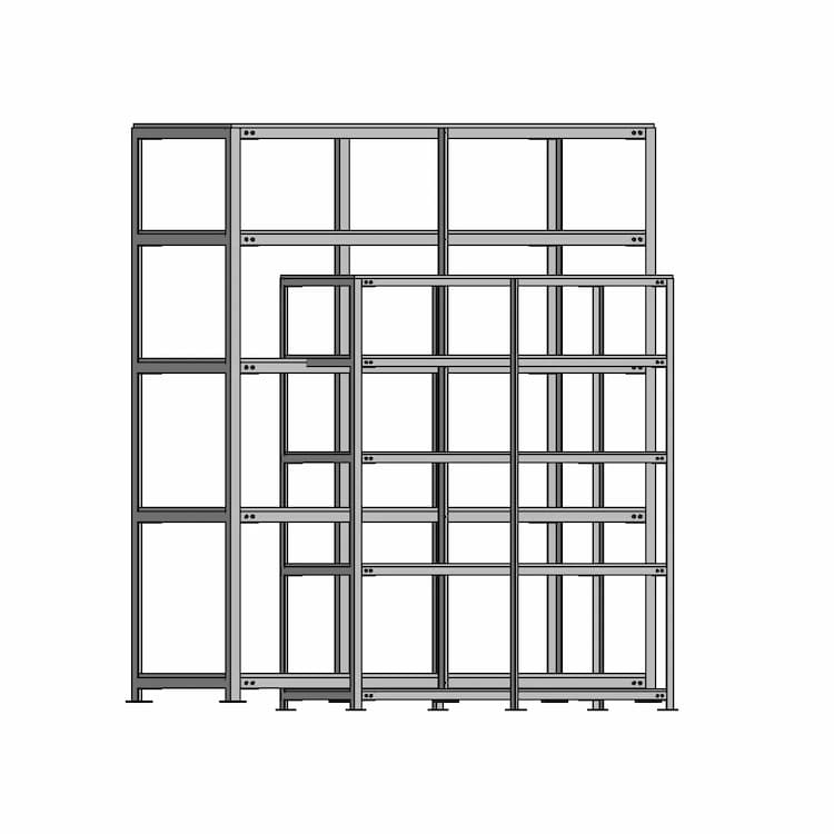 Item Storage Rack Shelf 1 | Industrial CAD Design