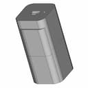 Power Bank 1S 4P 18650 1 | CAD Model for Energy Systems_60_30_degree_snapshot
