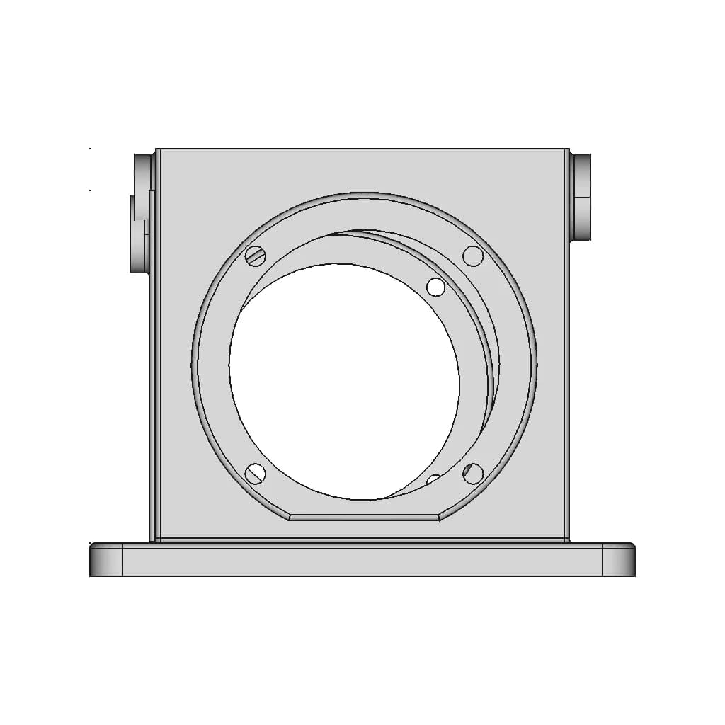 Housing Of A Speed Reducer 1 | Industrial CAD Design_0_0_degree_snapshot