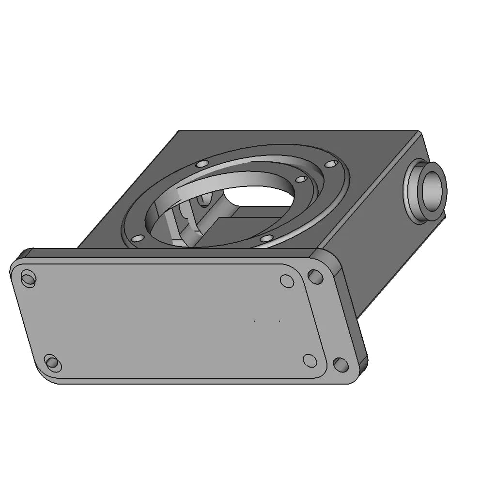 Housing Of A Speed Reducer 1 | Industrial CAD Design_60_30_degree_snapshot