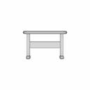 Wooden Table 65 | Industrial CAD Design_0_270_degree_snapshot