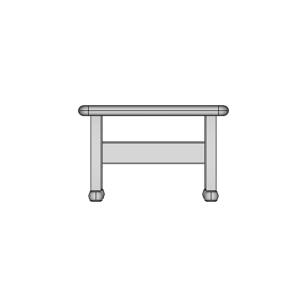 Wooden Table 65 | Industrial CAD Design_0_90_degree_snapshot