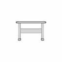 Wooden Table 65 | Industrial CAD Design_0_90_degree_snapshot