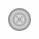 200 X 50 Mm Scooter Wheel Drum Brake | CAD Model for Energy Systems_0_0_degree_snapshot