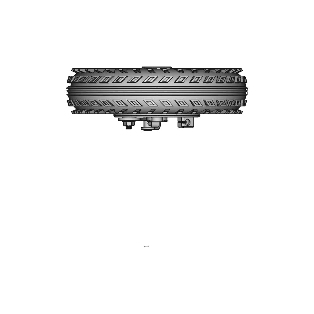 200 X 50 Mm Scooter Wheel Drum Brake | CAD Model for Energy Systems_90_0_degree_snapshot