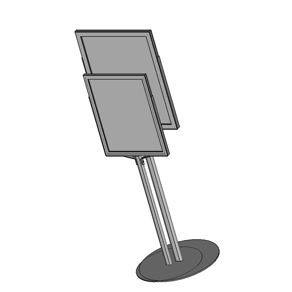 Sign Holder 3 | Industrial CAD Design_60_30_degree_snapshot