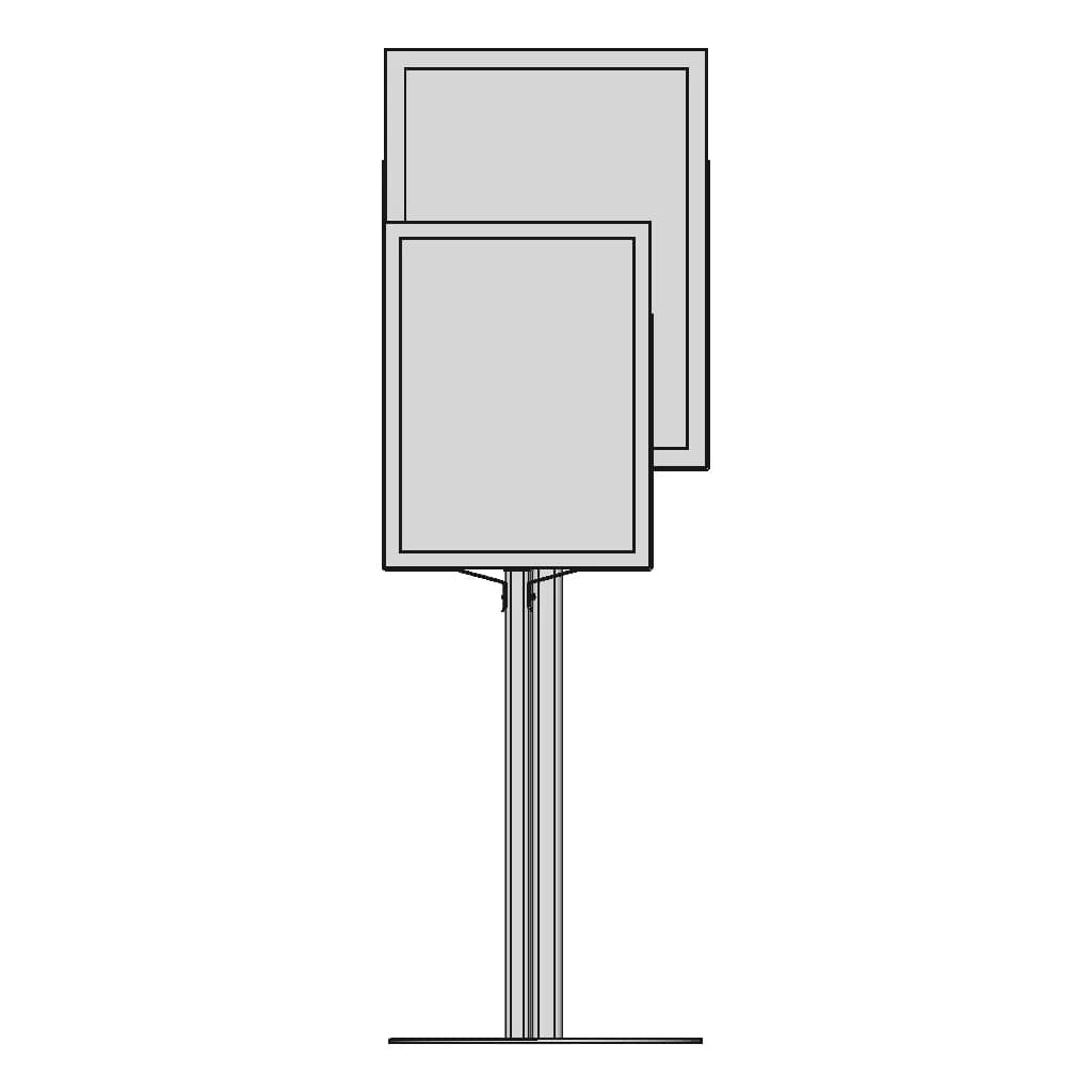 Sign Holder 3 | Industrial CAD Design_90_0_degree_snapshot