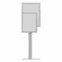 Sign Holder 3 | Industrial CAD Design_90_0_degree_snapshot