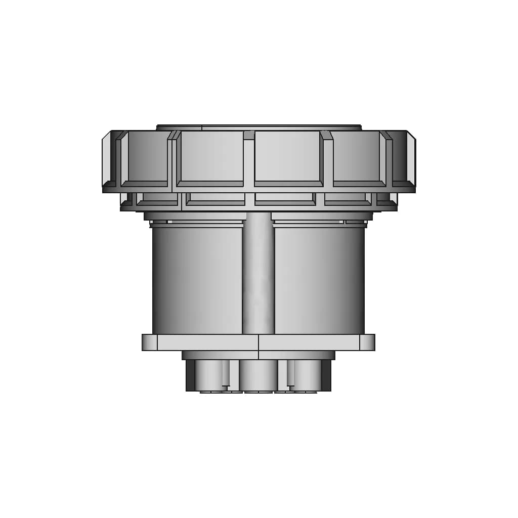 Built In Socket 32A 400V 3P E N | CAD Model for Energy Systems_0_0_degree_snapshot