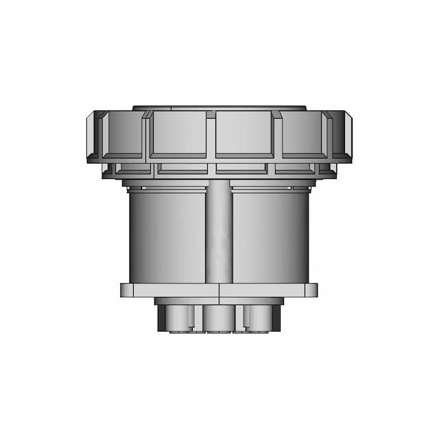 Built In Socket 32A 400V 3P E N | CAD Model for Energy Systems