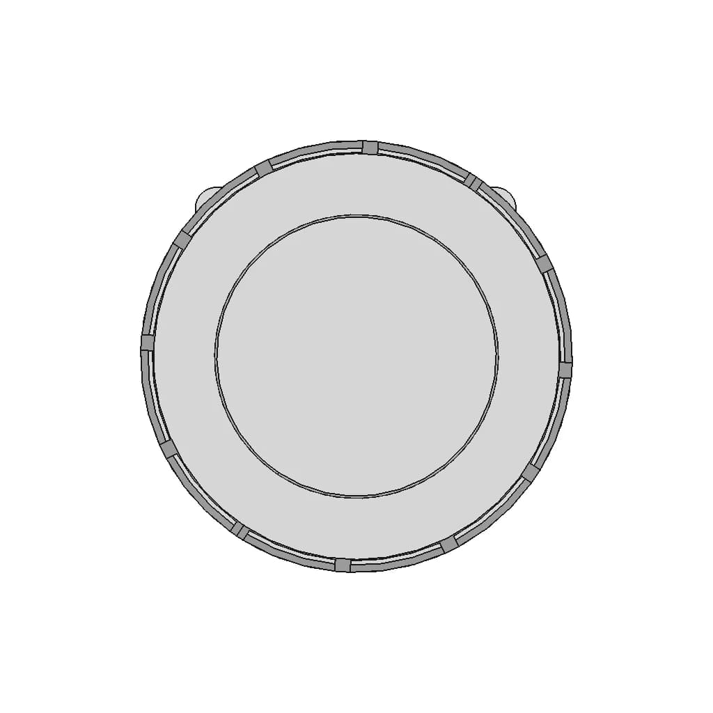Built In Socket 32A 400V 3P E N | CAD Model for Energy Systems_270_0_degree_snapshot