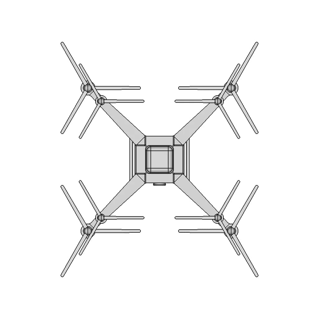 Drone 724 | Industrial CAD Design_270_0_degree_snapshot