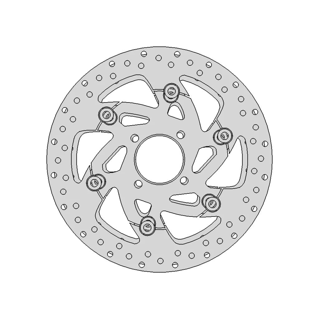 Discbrake 1 | Industrial CAD Design_0_0_degree_snapshot
