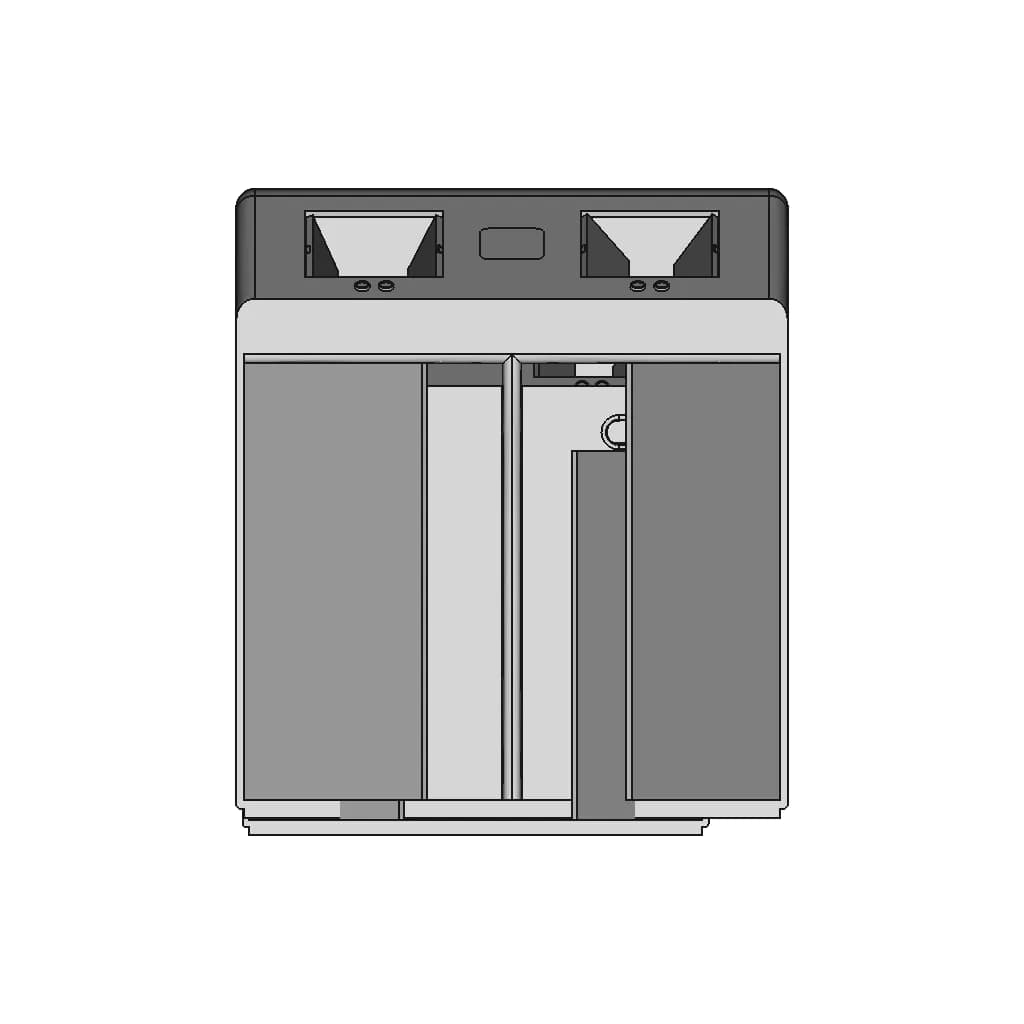 Rubbish Bin 4 | Industrial CAD Design_0_0_degree_snapshot