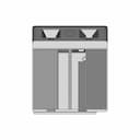 Rubbish Bin 4 | Industrial CAD Design_0_0_degree_snapshot