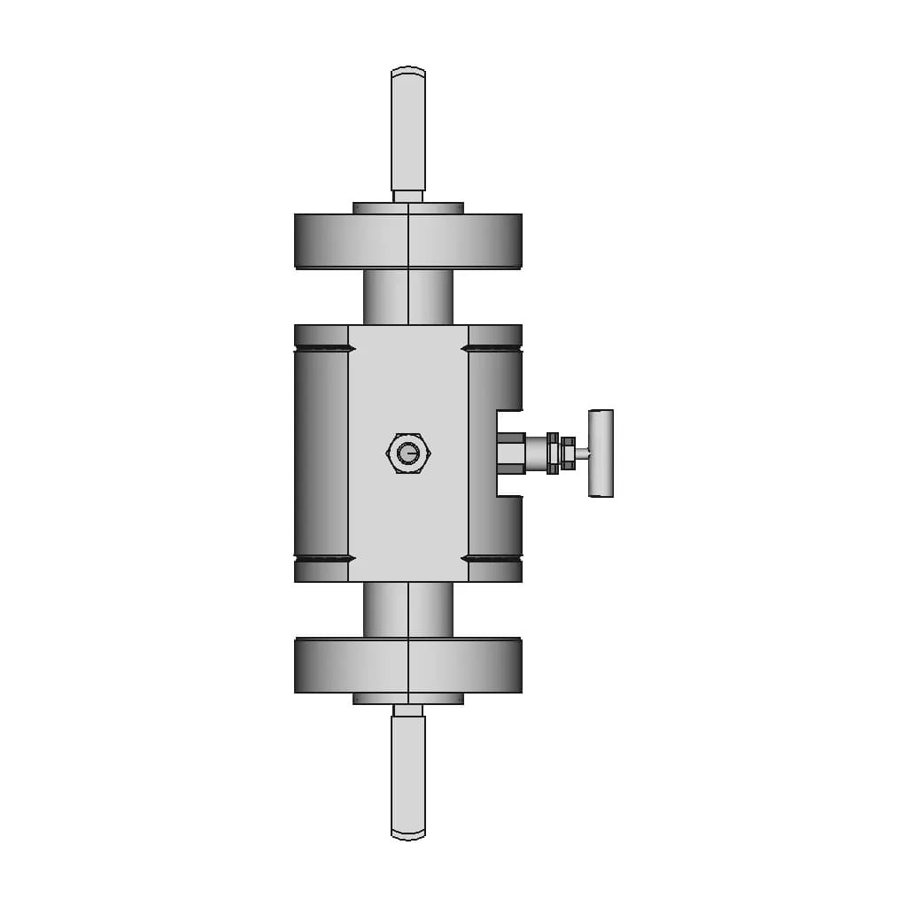 Double Block Bleed Valve 1 | CAD Model for Energy Systems_90_0_degree_snapshot