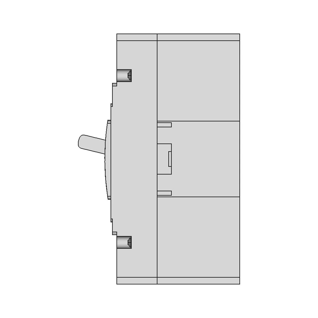 Dc 2P Mccb 160A 1 | CAD Model for Energy Systems_0_90_degree_snapshot