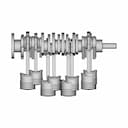 4 Stroke Piston Engine 1 | CAD Model for Energy Systems_0_270_degree_snapshot