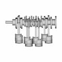 4 Stroke Piston Engine 1 | CAD Model for Energy Systems_0_90_degree_snapshot