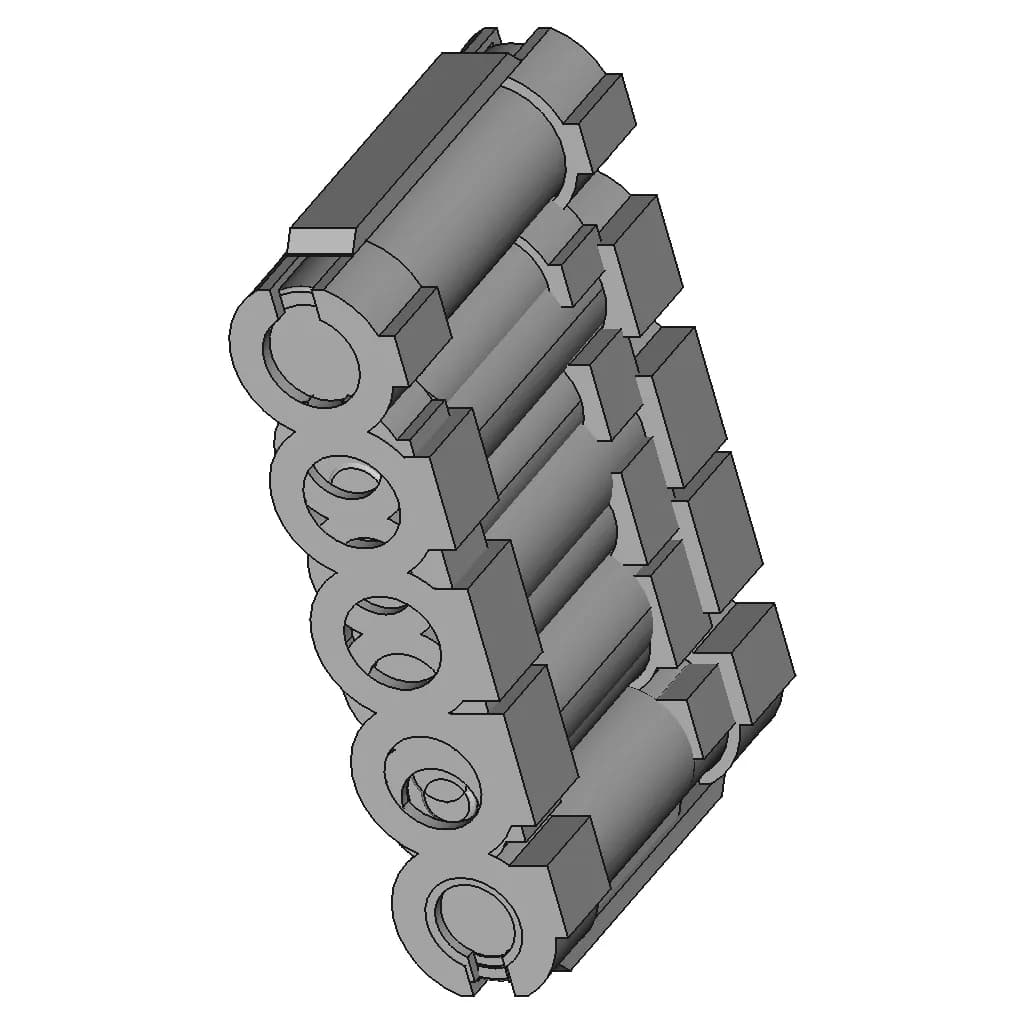 Ozito 2500Mah Battery Pack 1 | CAD Model for Energy Systems_60_30_degree_snapshot