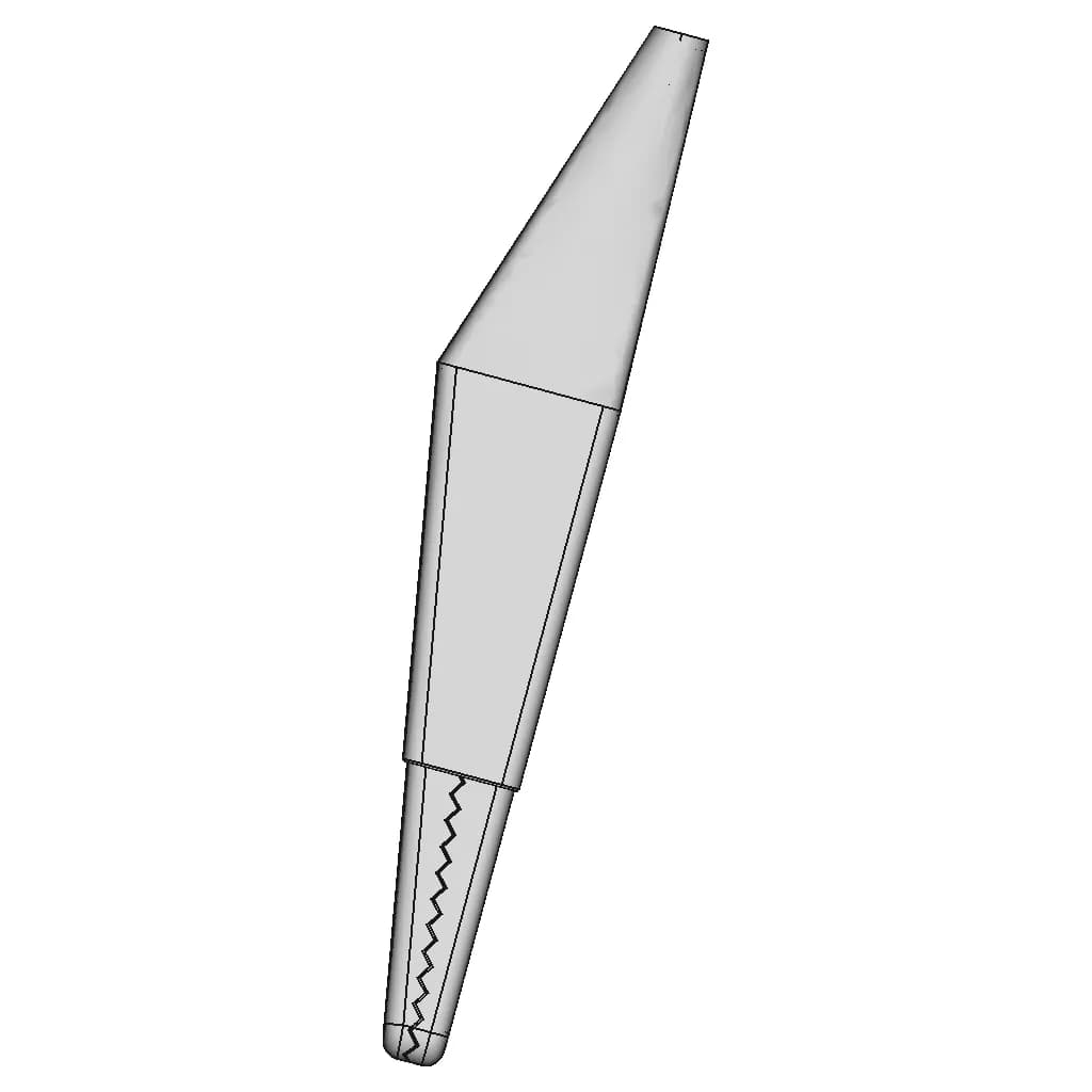 Sleeved Alligator Clip Crocodile Clip Red And Black | CAD Model for Energy Systems_270_0_degree_snapshot