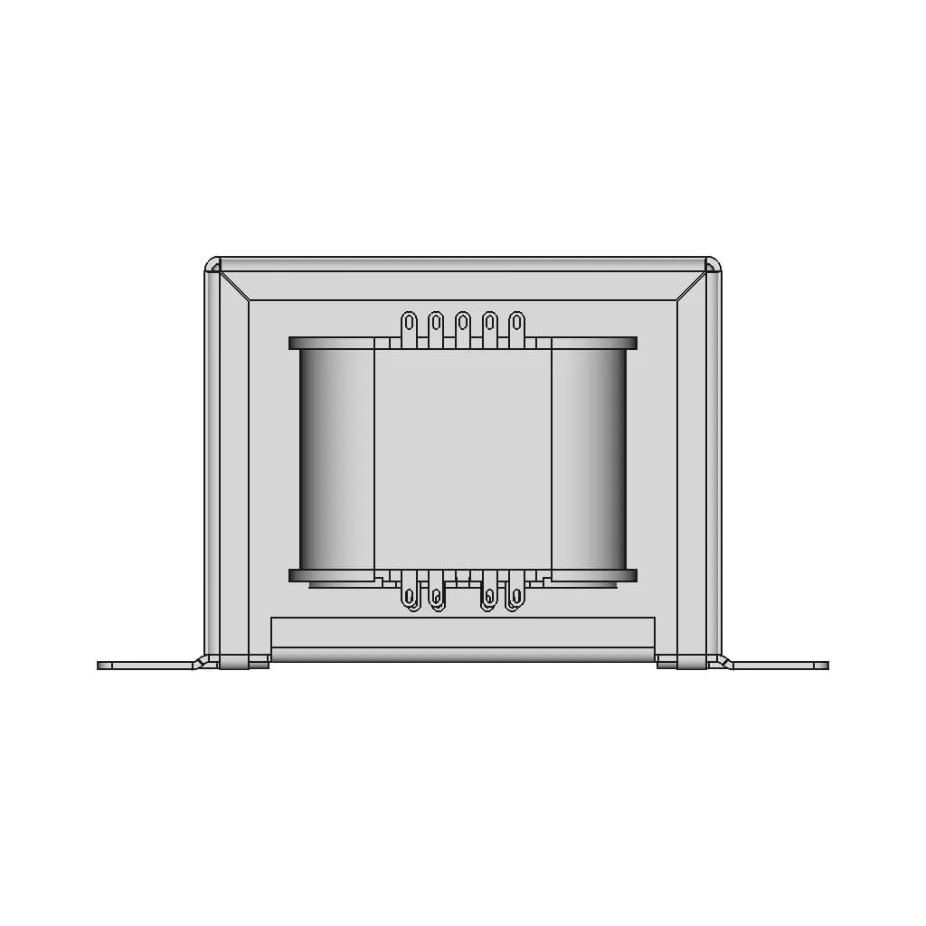 220 V Transformer For Electrical Project With Voltage | CAD Model for Energy Systems_0_0_degree_snapshot