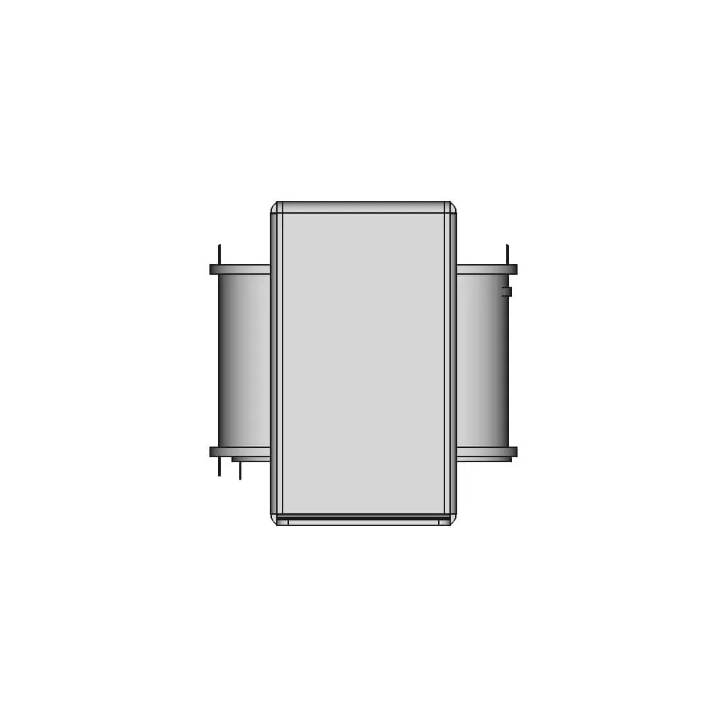 220 V Transformer For Electrical Project With Voltage | CAD Model for Energy Systems_0_90_degree_snapshot