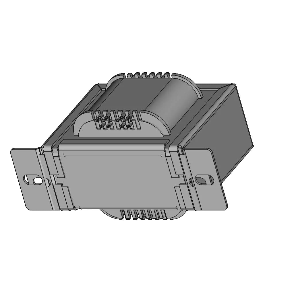 220 V Transformer For Electrical Project With Voltage | CAD Model for Energy Systems_60_30_degree_snapshot