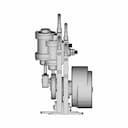 Single Cylinder Oscillating Steam Engine 7 | CAD Model for Energy Systems_0_90_degree_snapshot