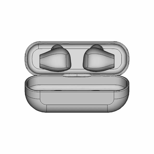 Airpods With Case 1 | Industrial CAD Design