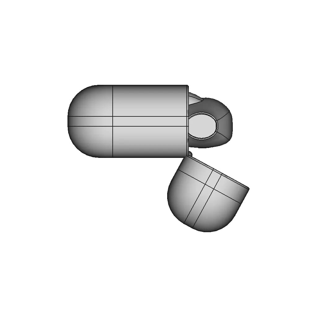 Airpods With Case 1 | Industrial CAD Design_0_270_degree_snapshot