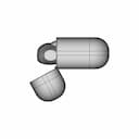 Airpods With Case 1 | Industrial CAD Design_0_90_degree_snapshot