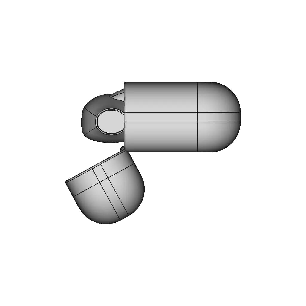 Airpods With Case 1 | Industrial CAD Design_0_90_degree_snapshot