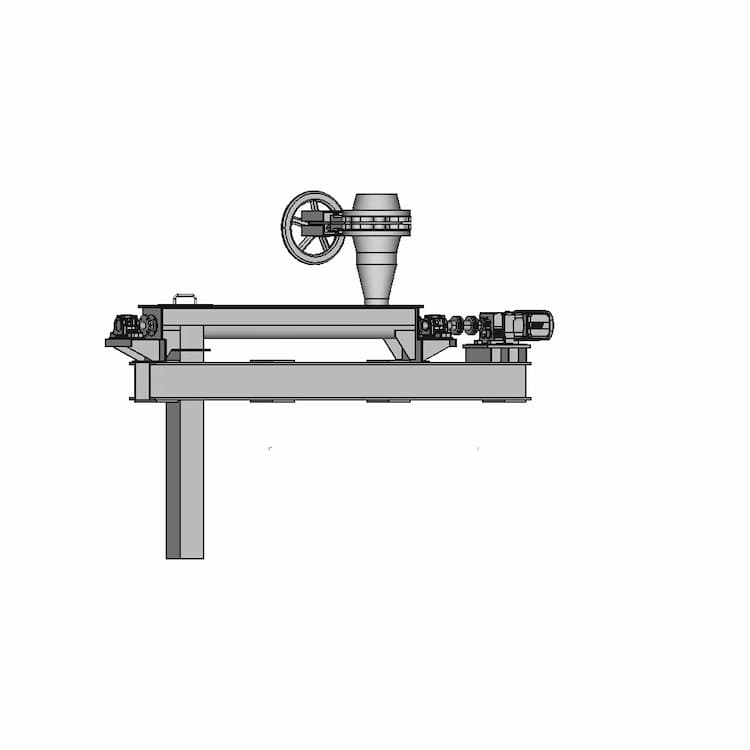 Transportador Helicoidal Screw Conveyor 1 | Industrial CAD Design