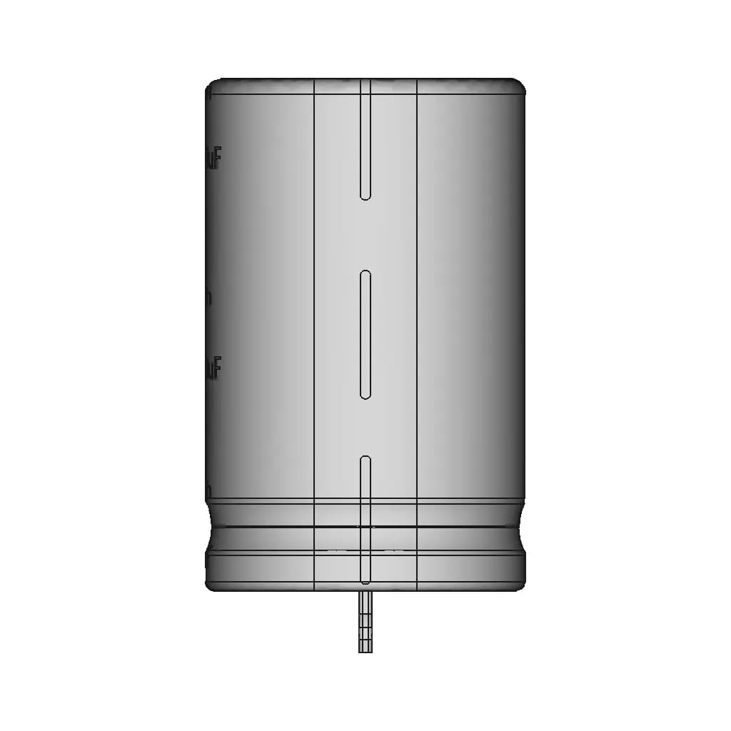 Electrolytic Capacitor 6 | CAD Model for Energy Systems_0_270_degree_snapshot