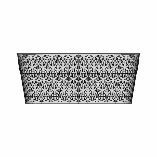 Plastic Basket 32 | Industrial CAD Design