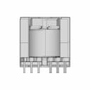 Pq 50 High Frequency Tranformer 1 | CAD Model for Energy Systems_0_270_degree_snapshot
