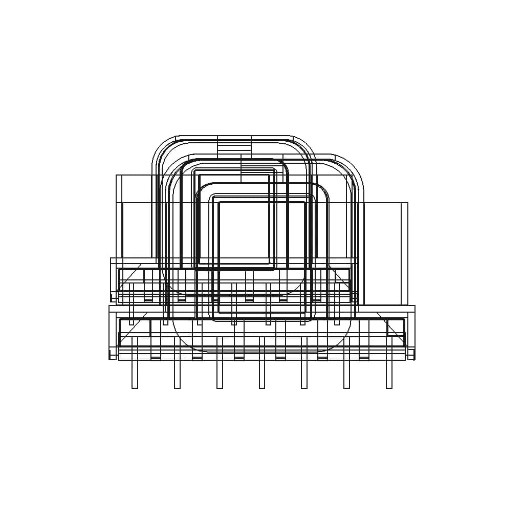 E42 Transformer 1 | CAD Model for Energy Systems_270_0_degree_snapshot