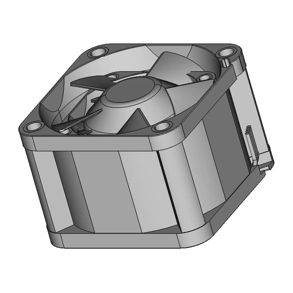 Arctic S4028 Fan 1 | CAD Model for Energy Systems_60_30_degree_snapshot