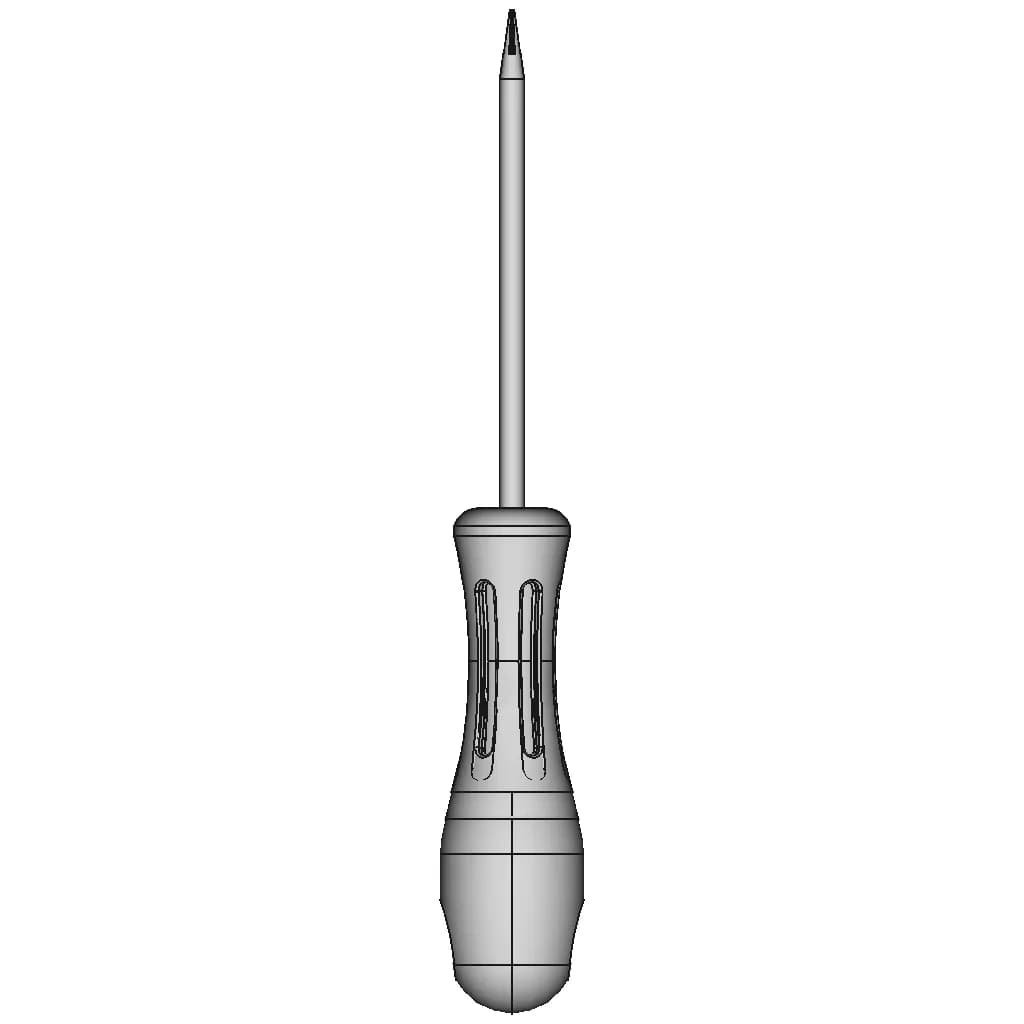 Screw Driver 286 | Industrial CAD Design_270_0_degree_snapshot
