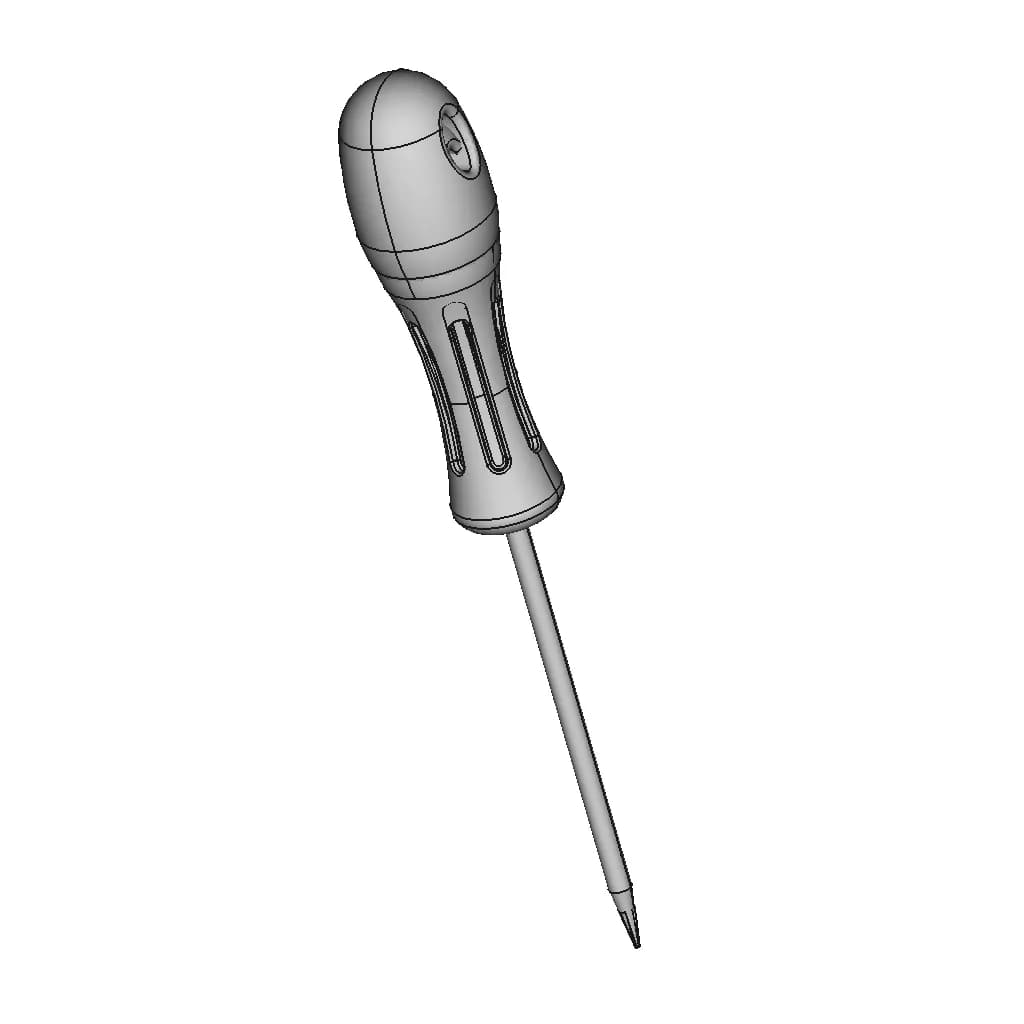 Screw Driver 286 | Industrial CAD Design_60_30_degree_snapshot